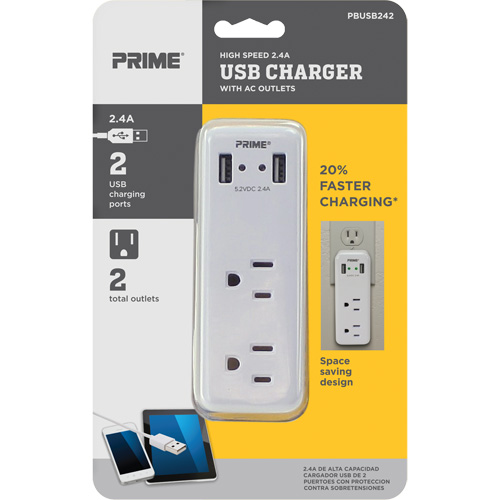 Prime&reg; USB Charger Dufferin Supply
