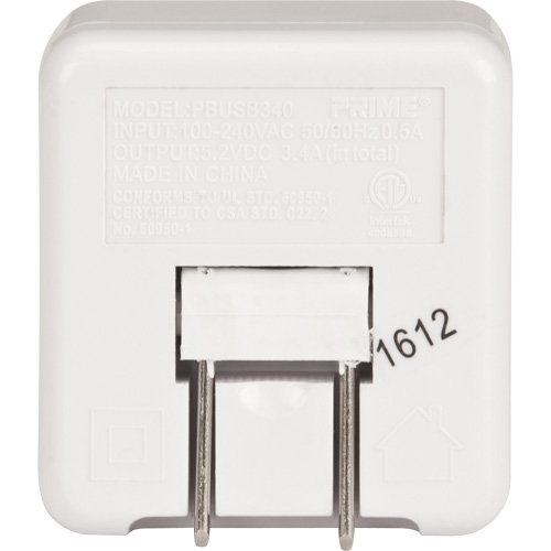 Chargeur USB Prime haute vitesse Dufferin Supply