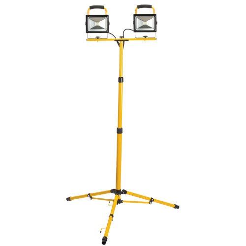 Twin-Head Work Light, LED, 40 W, 4800 Lumens, Aluminum Housing Dufferin Supply