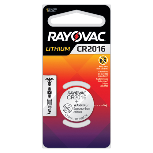CR2016 Lithium Coin Cell Battery, 3 V Dufferin Supply