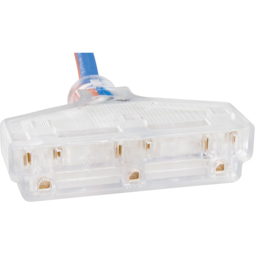 Cordon rallonge en caoutchouc TPE avec indicateur lumineux, Toutes saisons, SJEOW, AWG 12/3, 15 A, 3 prise(s), 25' Dufferin Supply