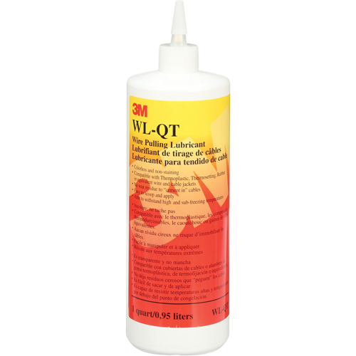 Lubrifiant pour tirage de c&acirc;bles, Bouteille pressable Dufferin Supply