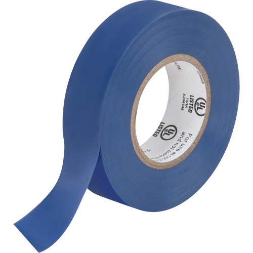 Ruban isolant, 19 mm (3/4") x 18 m (60'), Bleu, 7 mils Dufferin Supply