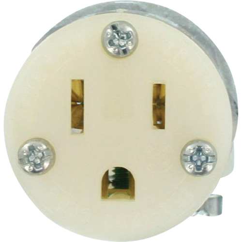 Hospital Grade Extension Plug Connector, 5-15R, Nylon Dufferin Supply