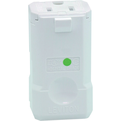 Connecteur de prise de rallonge de qualit&eacute; hospitali&egrave;re, 5-15R, Nylon Dufferin Supply