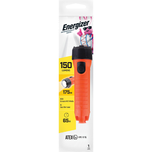 Intrinsically Safe&reg; Handheld Flashlight, LED, 150 Lumens, D Batteries Dufferin Supply