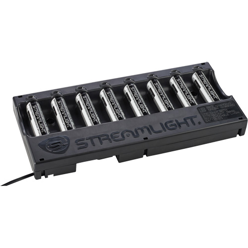 8-Unit USB Battery Charger & Batteries Dufferin Supply