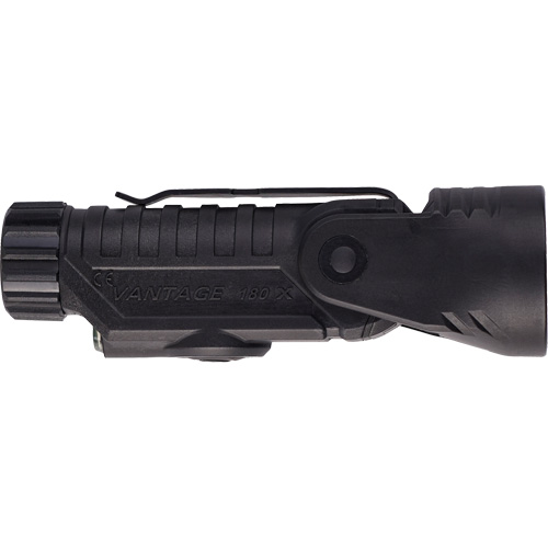Vantage&reg; 180 X Multi-Fuel Helmet/Right Angle Flashlight, LED, Rechargeable/CR123A Batteries, Nylon Polymer Dufferin Supply