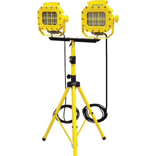 Explosion Proof Floodlight with Tripod, LED, 40 W, 5600 Lumens, Aluminum Housing Dufferin Supply