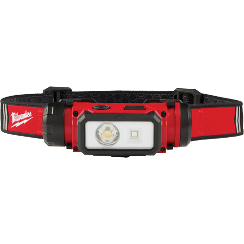 REDLITHIUM USB Hardhat Headlamp, LED, 600 Lumens, 5 Hrs. Run Time, Rechargeable Batteries Dufferin Supply
