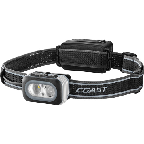 Lampe frontale tricolore RL20R, DEL, 1000 lumens, 8 hres de fonctionnement, piles Rechargeable Dufferin Supply