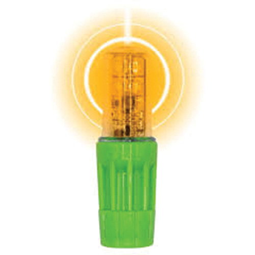 Rocket&reg; II Super Bright LED Light for 1156 Socket Style Warning Whips, Flashing, Amber Dufferin Supply