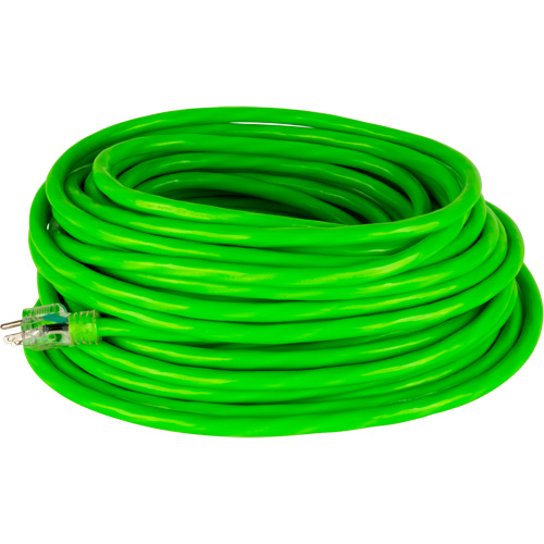 Industrial Extension Cord, All-Weather, SJTW, 10/3 AWG, 15 A, 50' Dufferin Supply