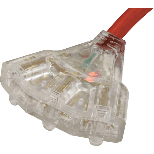 Generator Extension Cord with Tritap, STW, 10 AWG, 3 Outlet(s), 25' Dufferin Supply