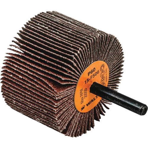 Disque &agrave; lamelles Coolcut, Oxyde d'aluminium, Grain 60, 2-1/2" x 1-1/2" x 1/4" Dufferin Supply