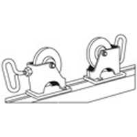 Support Adjust-A-Rolls, Capacit&eacute; de chargement 2000 lb, Capacit&eacute; max. de tuyau 36" Dufferin Supply