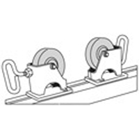 Support Adjust-A-Rolls, Capacit&eacute; de chargement 1000 lb, Capacit&eacute; max. de tuyau 36" Dufferin Supply