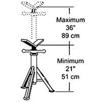 L&egrave;ve-tubes robuste, Capacit&eacute; de chargement 2500 lb Dufferin Supply