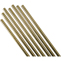 Baguettes nues pour soudage TIG en longueurs de 36", 5/32", Bronze pour soudo-brasage Dufferin Supply