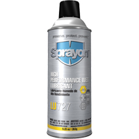 LU727 High-Performance Wet Lubricant, Aerosol Can Dufferin Supply