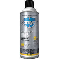 Lubrifiant &agrave; la silicone tout usage LU206, Canette a&eacute;rosol Dufferin Supply