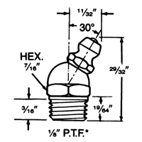 Raccord, Filetage de 1/8" Dufferin Supply