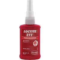 Threadlocker 277 Large Threads, Red, High, 50 ml, Bottle Dufferin Supply