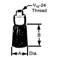 Brosses plates, rondes ou Roto Dufferin Supply