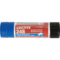 Quickstix Threadlocker 248 , Blue, Medium, 19 g, Stick Dufferin Supply