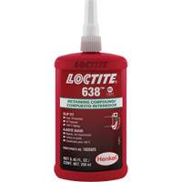Loctite&reg; 638 Retaining Compound, 250 ml, Bottle, Green Dufferin Supply
