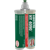 HY 4090 Structural Repair Hybrid Adhesive, Two-Part, Dual Cartridge, 400 g, Off-White Dufferin Supply