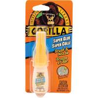 Super Glue Brush & Nozzle, 10 g, Bottle, Clear Dufferin Supply