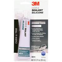 Marine Grade Silicone Sealant, 3 oz., Tube, Clear Dufferin Supply