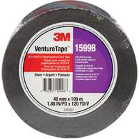 1599B Venture Tape Polypropylene Tape, 3 mils, Silver, 48 mm (2") x 109.7 m (359.9') Dufferin Supply