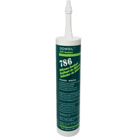 Dowsil 786 Silicone Sealant, 300 ml, Cartridge, White Dufferin Supply