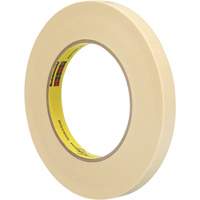 Scotch&reg; High-Performance Masking Tape 232, 12 mm (1/2") x 55 m (180'), Tan Dufferin Supply
