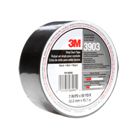Rubans adh&eacute;sifs en vinyle 3903, 1245 mm (49") la x 46 m (151') lo, 6,5 mils, Noir Dufferin Supply
