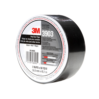 Rubans adh&eacute;sifs en vinyle 3903, 1245 mm (49") la x 46 m (151') lo, 6,5 mils, Noir Dufferin Supply