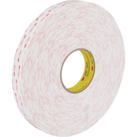 VHB Tape 4950, 33 m (108') L x 25.4 mm (1") W, 45 mils, Acrylic Dufferin Supply