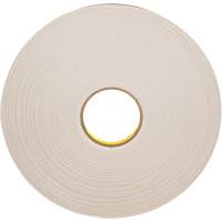 Ruban double face en mousse, 66 m (216') lo x 12,7 mm (1/2") la, 31 mils, Poly&eacute;thyl&egrave;ne Dufferin Supply