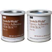 Adh&eacute;sif Scotch-Weld, 32 oz liq., Seau, Deux composants, Vert Dufferin Supply