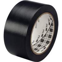 Ruban en vinyle pour travaux g&eacute;n&eacute;raux 764, 25,4 mm (1") la x 32,9 m (108') lo, 5 mils, Noir Dufferin Supply