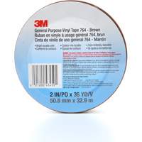 Ruban en vinyle pour travaux g&eacute;n&eacute;raux 764, 50,8 mm (2") la x 32,9 m (108') lo, 5 mils, Brun Dufferin Supply