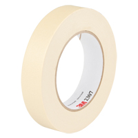 2307 Masking Tape, 24 mm (1") x 55 m (180'), Tan Dufferin Supply