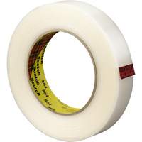 Scotch&reg; Reinforced Strapping Tape, 5.6 mils Thick, 12 mm (1/2") x 330 m (1082')  Dufferin Supply