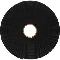 Ruban de mousse en vinyle 4504, 25,4 mm (1") la x 16,5 m (54') lo, 250 mils, Noir Dufferin Supply