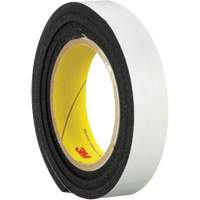Ruban en mousse de vinyle 4714, 25,4 mm (1") la x 16,5 m (54') lo, 250 mils, Noir Dufferin Supply