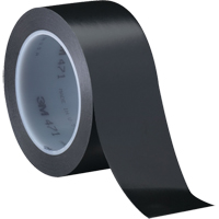Ruban en vinyle 471, 12 mm (1/2") la x 32,9 m (108') lo, 5,3 mils, Noir Dufferin Supply