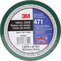 Ruban en vinyle 471, 50,8 mm (2") la x 32,9 m (108') lo, 5,2 mils, Vert Dufferin Supply