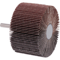 Mounted Flap Wheel, A80 Grit, 3" x 2" x 1/4" Dufferin Supply